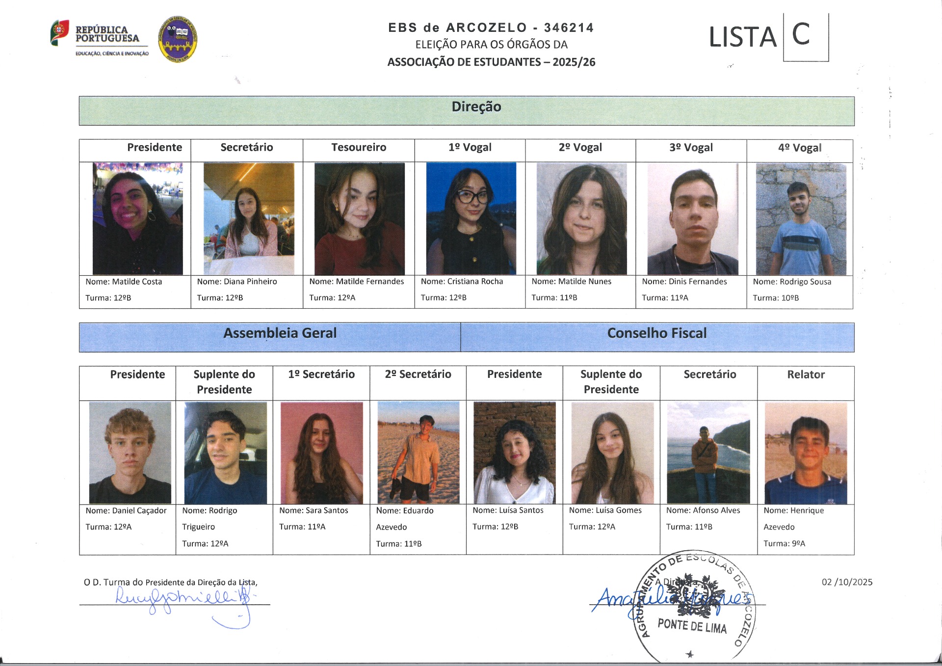 Programa da Lista C