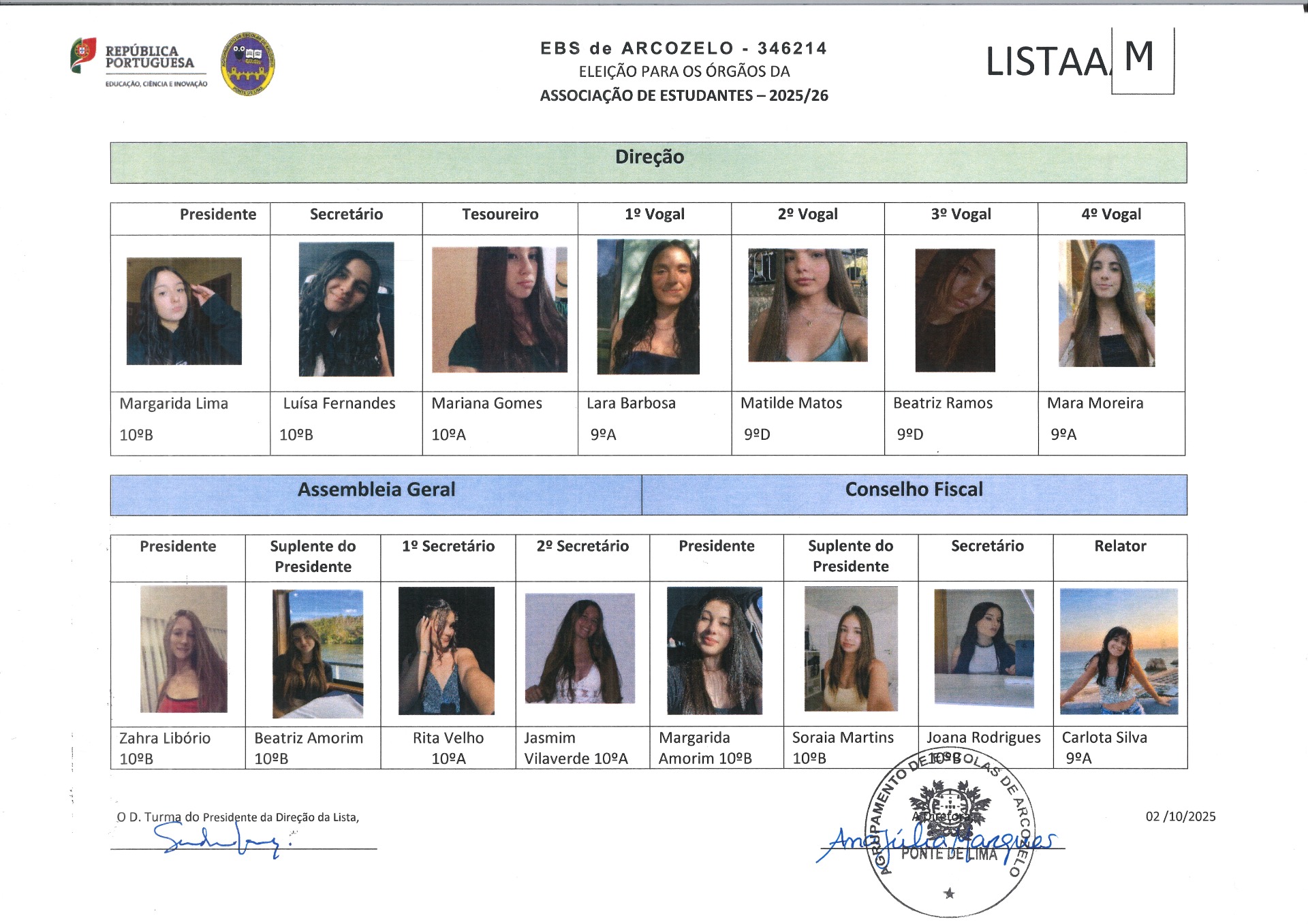 Programa da Lista M